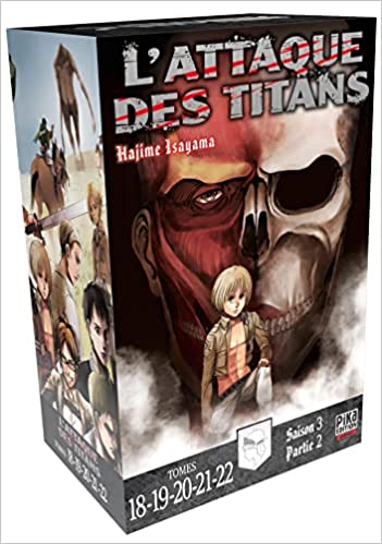 L'attaque des Titans Coffret Tome 18 à Tome 22
